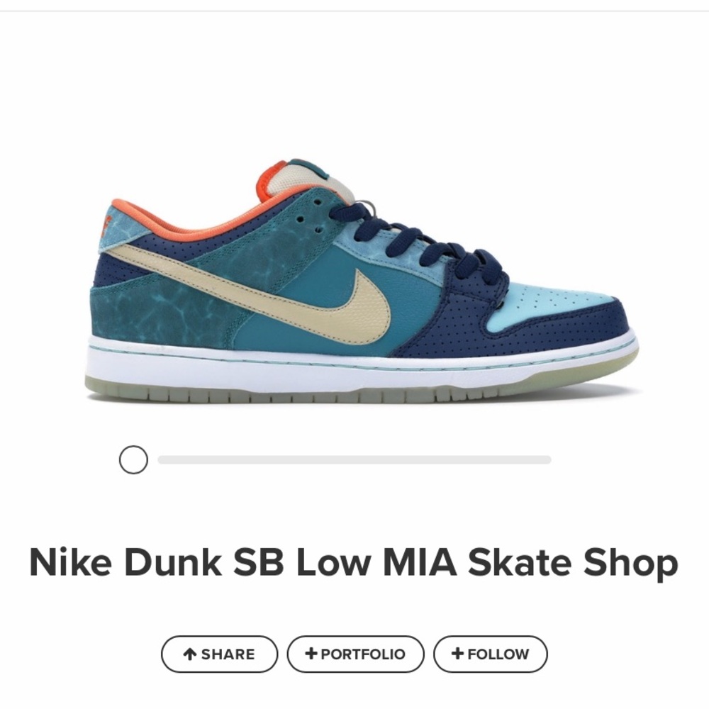 Nike sb dunk low mia skate shop